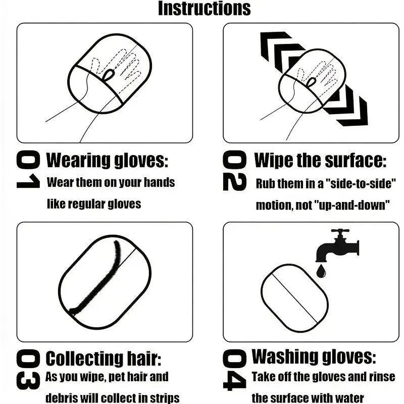 Premium Pet Hair Removal Glove